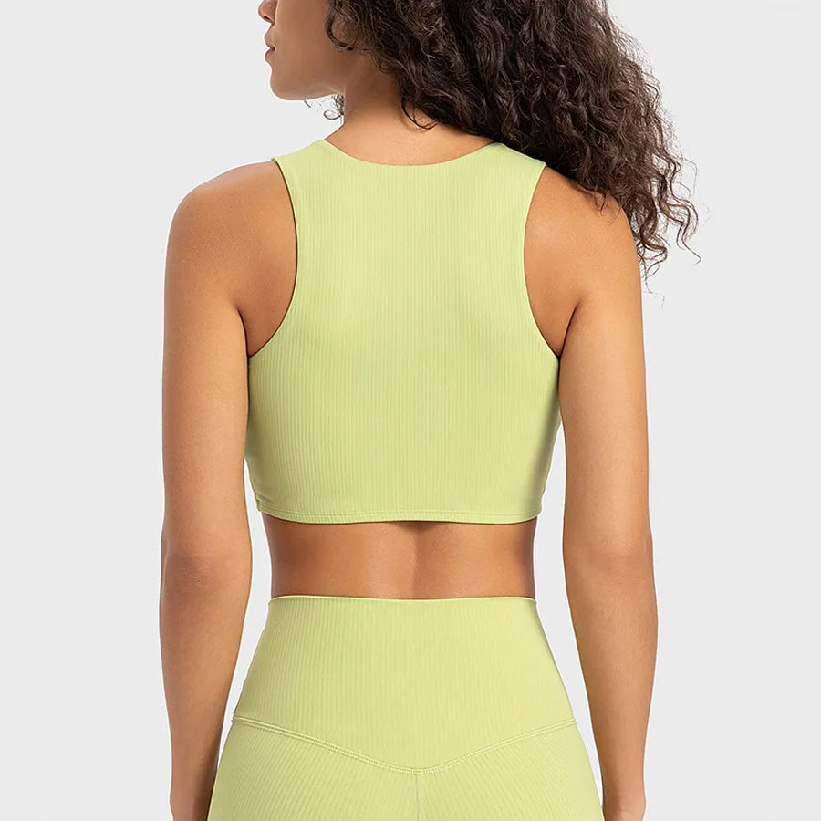 Ribbed Slim Fit Crop Top