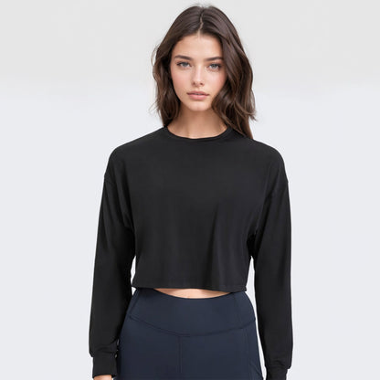 DS124_elea elea jacquard_long_sleeve_tshirt black