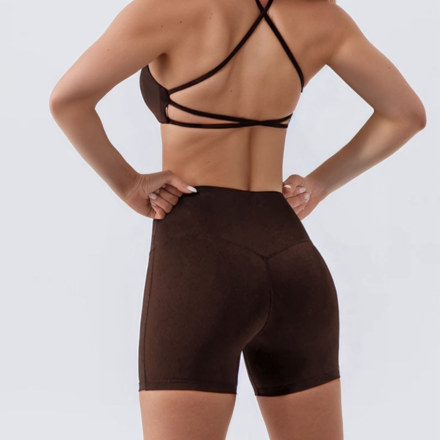 Hip Lift Strong Wrap Short Leggings