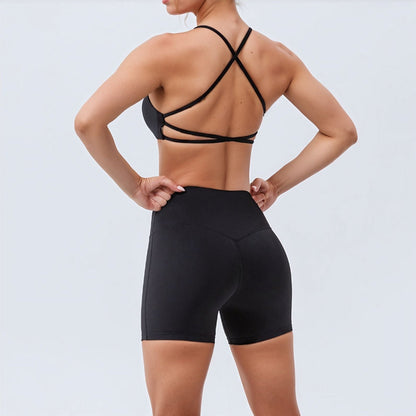 Hip Lift Strong Wrap Short Leggings