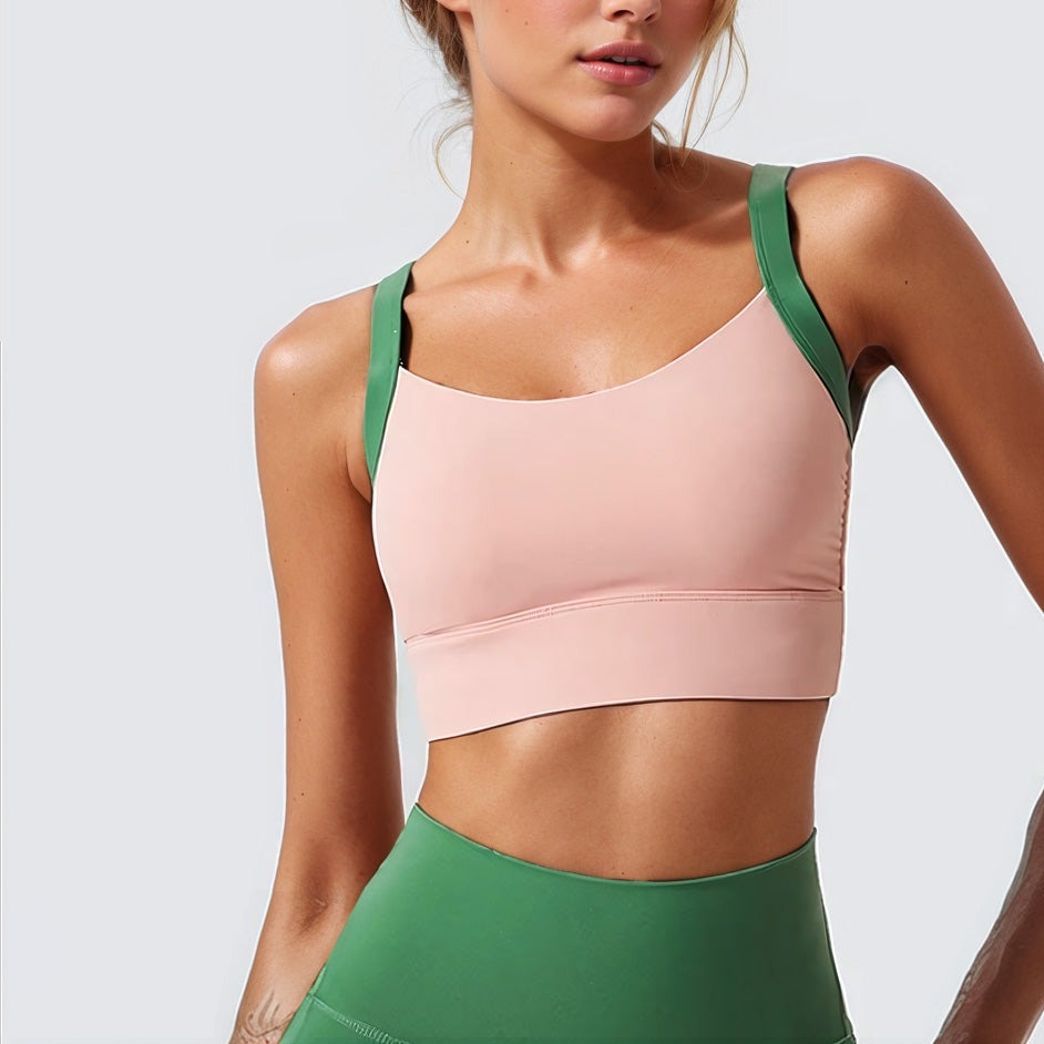 Colorblock FlexFit Lycra® Sports Bra