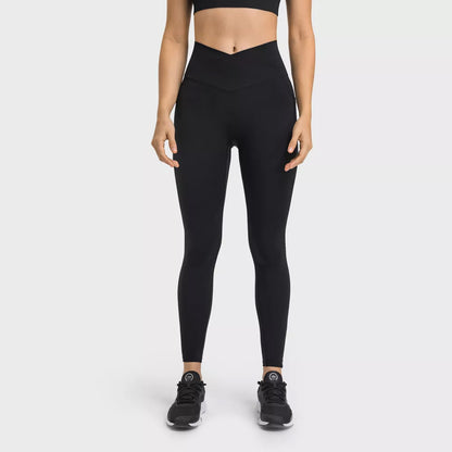 High Waist V-Waist Pocket Leggings