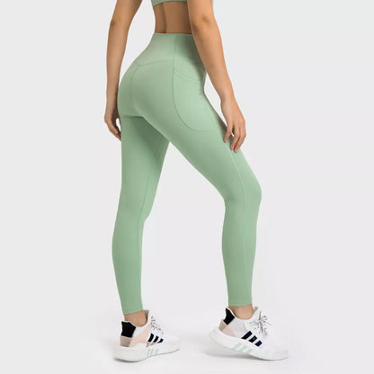 High Waist V-Waist Pocket Leggings