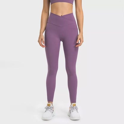 High Waist V-Waist Pocket Leggings