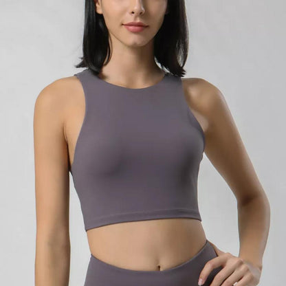 High Neck Crop Top