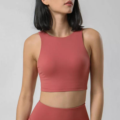 High Neck Crop Top